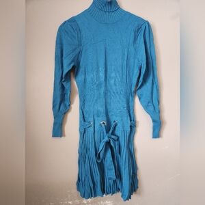 VENUS Blue Knit Dress